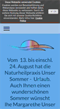 Mobile Screenshot of naturheilpraxis-unser.de